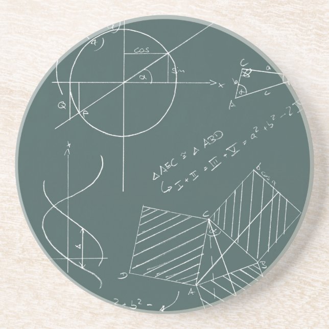 Mathblackboard Underlägg Sandsten (Framsidan)