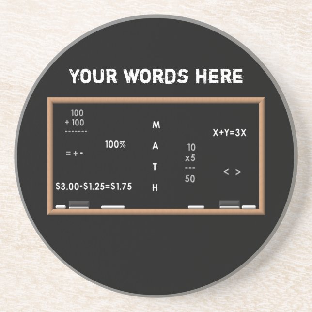 Mathblackboard Underlägg Sandsten (Framsidan)