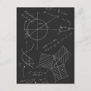 Mathblackboard Vykort
