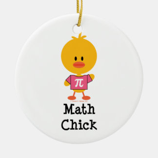 Mathchickprydnad Julgransprydnad Keramik