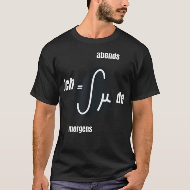 Mathe Formel Physik Integral children radio play T Shirt (Framsida)
