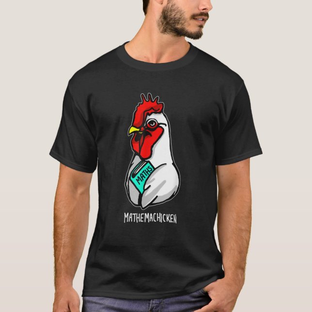 Mathemachicken T Shirt (Framsida)