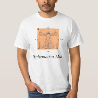 Mathematica man t shirt