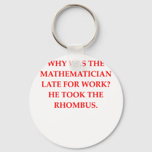 mathematician nyckelring