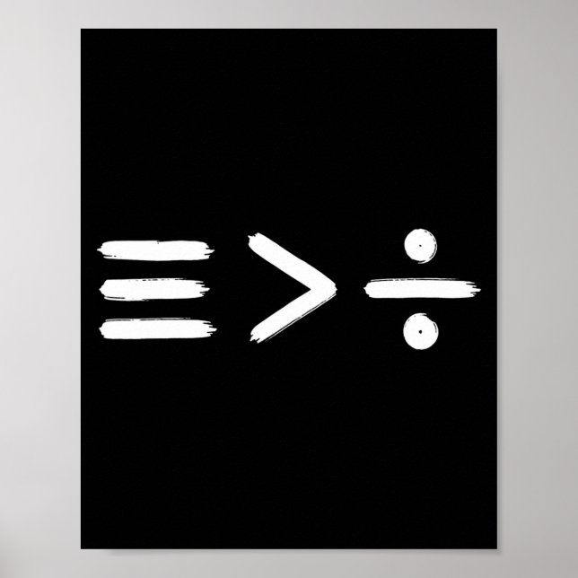 Mathematics Equality > Division Math Symbol Sta Poster (Framsidan)