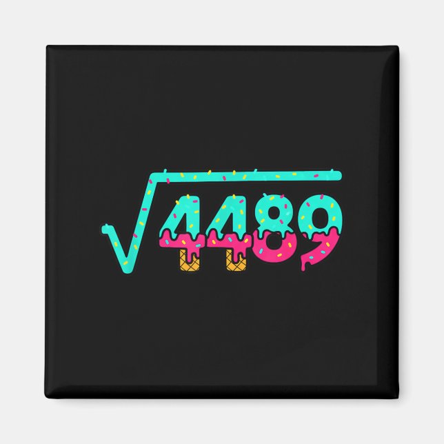 Mathematics Radical 4489, Playful Donut Numbers Ma Magnet (Framsidan)