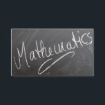 Mathematics Tutor Chalkboard - Affärskort<br><div class="desc">Coola, hög kvalitet, svartvitt, matematikfoto skrivet på ett kalkylbräde/kontur, Affärskort, perfekt för en matematiklärare, matematiktränare/tränare, privata lärlingar, klasser, matematisk klass/Klubb, kontorsleverantör, Bok-försäljning och många andra professioneller. Fotografi av tavla med ord-matematiken på. Du kan ändra texten i Teckensnitt, Färg, Storlekt och Plats genom att klicka på knappen "CUSTOMIZE IT". Tack för...</div>