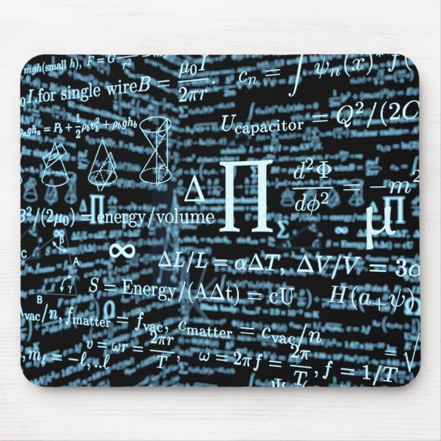 Mathematik Geometrie Algebra Mousepad Musmatta (Framsidan)