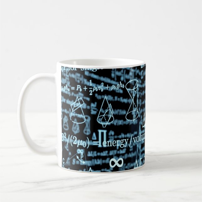 Mathematik Geometrie Lehrertasse Kaffemugg (Vänster)