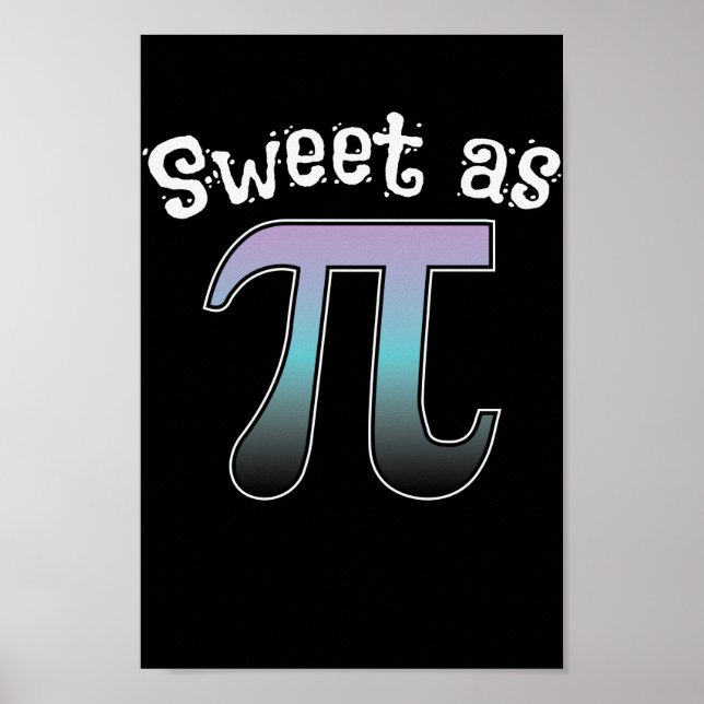 Mathematik Sweet as Pi Poster (Framsidan)