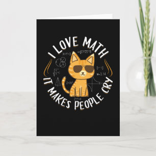 Mathemtema   I kärlek matematik   Matematik Gift Kort