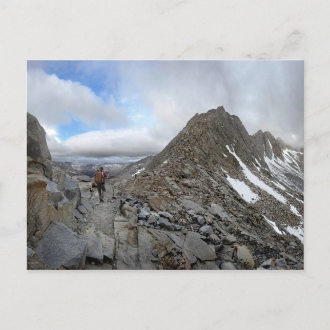 Mather Pass Storm - John Muir Trail - Sierra Vykort (Framsida)