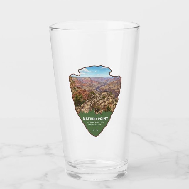 Mather Point Grand Canyon National Park Arrowhead Glaskopp (Framsida)
