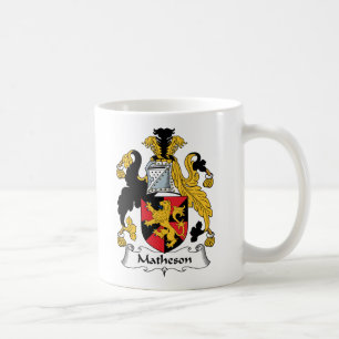 Matheson familjvapensköld kaffemugg