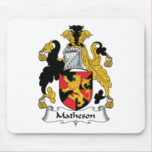 Matheson familjvapensköld musmatta