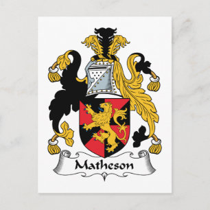 Matheson Family Crest Vykort