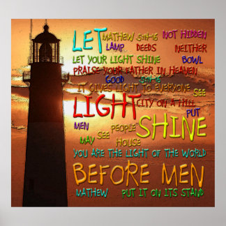 Mathew 5:14-16 fyr 2 poster