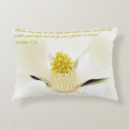 Mathew 5:16, inspirationell prydnadskudde