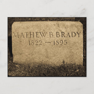 Mathew Brady - Välkänd fotograf för civil Krig Vykort