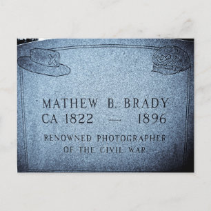 Mathew Brady - Välkänd fotograf för civil Krig Vykort