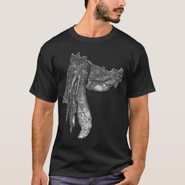 Mathew den jättelika bläckfisken t shirt (Framsida)