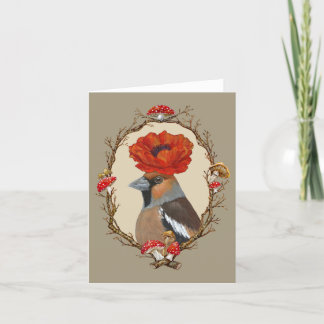 Mathew, hawfinch-kort tack kort