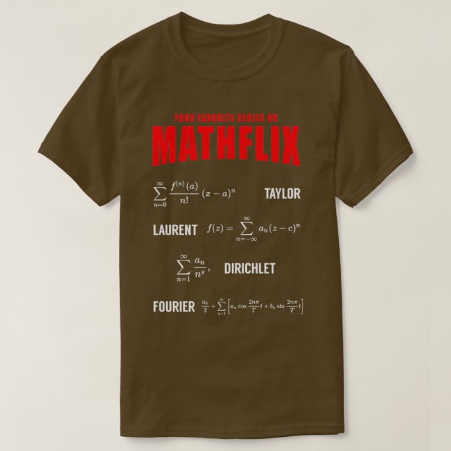 Mathflix T Shirt (Design framsida)