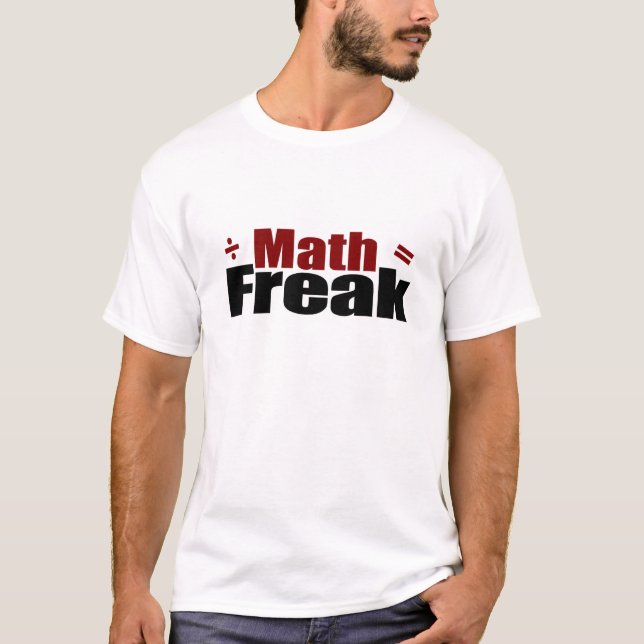 Mathfreak Tee Shirt (Framsida)