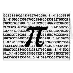 MathGeek för Pi 3,14 Hälsningskort