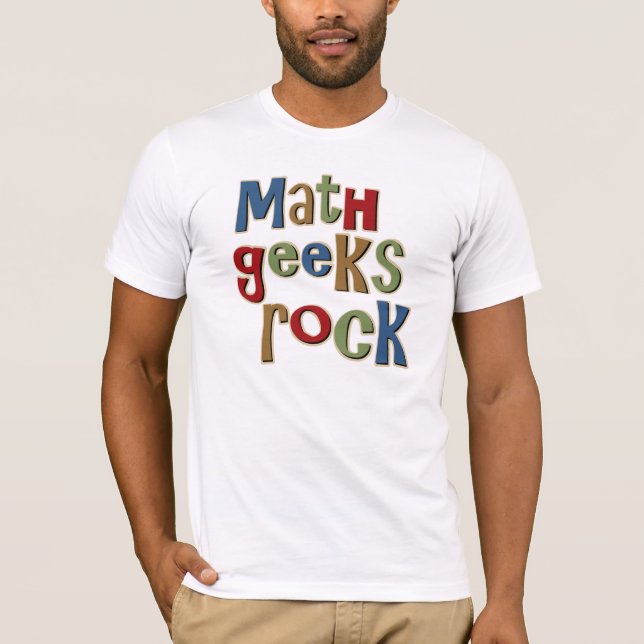 MathGeekssten Tee Shirt (Framsida)