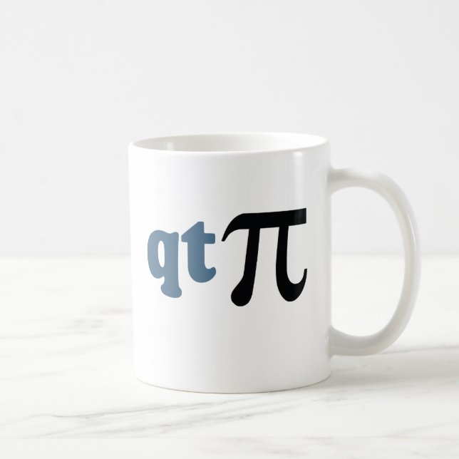Mathhumor - gullig utslagsplats Pi Kaffemugg (Höger)