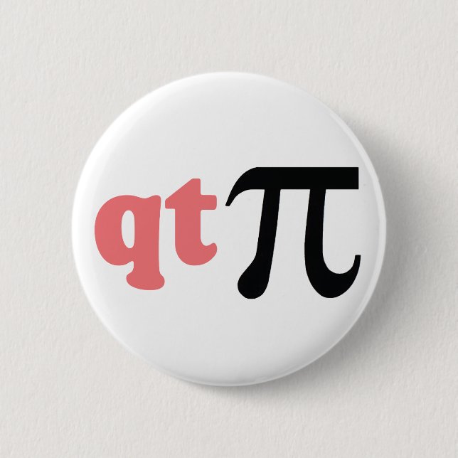Mathhumor - gullig utslagsplats Pi Knapp (Framsida)