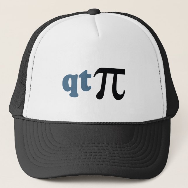 Mathhumor - gullig utslagsplats Pi Truckerkeps (Framsida)