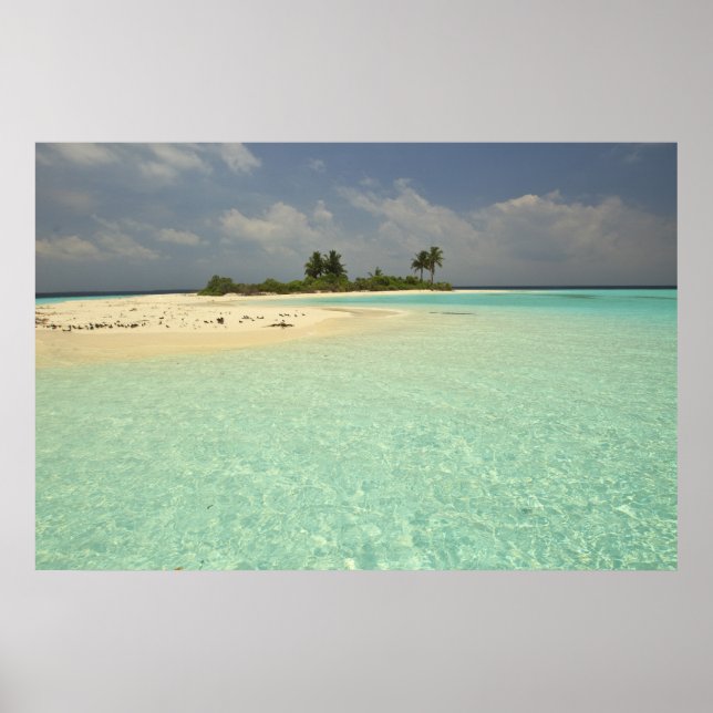 Mathidhoo Island, obebodd, Norra Huvadhoo 3 Poster (Framsidan)