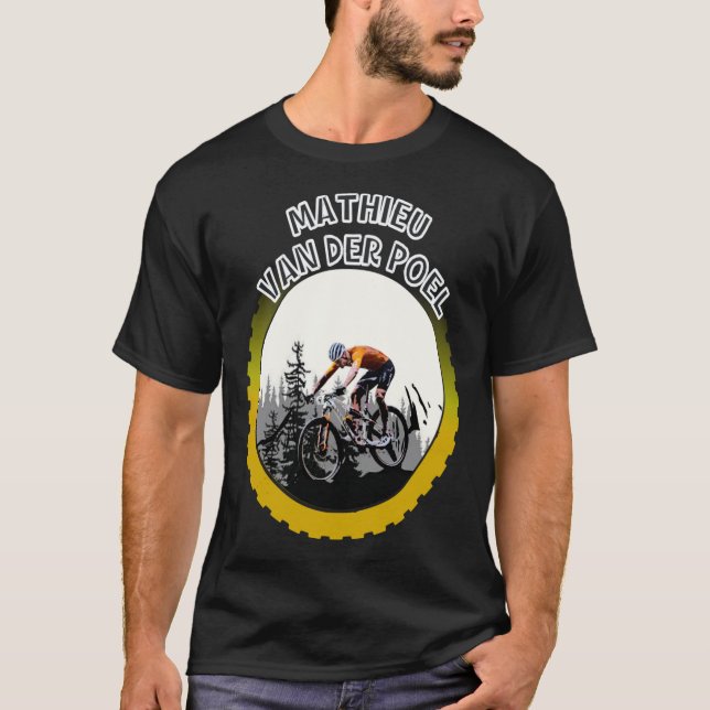 Mathieu Van Der Biker Poel Mountain Classi T Shirt (Framsida)