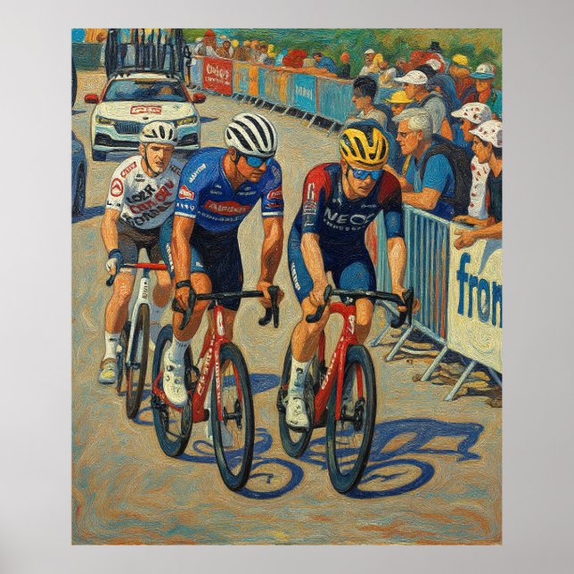 Mathieu van der Poel Tour de France 2022 7:e etapp Poster (Framsidan)