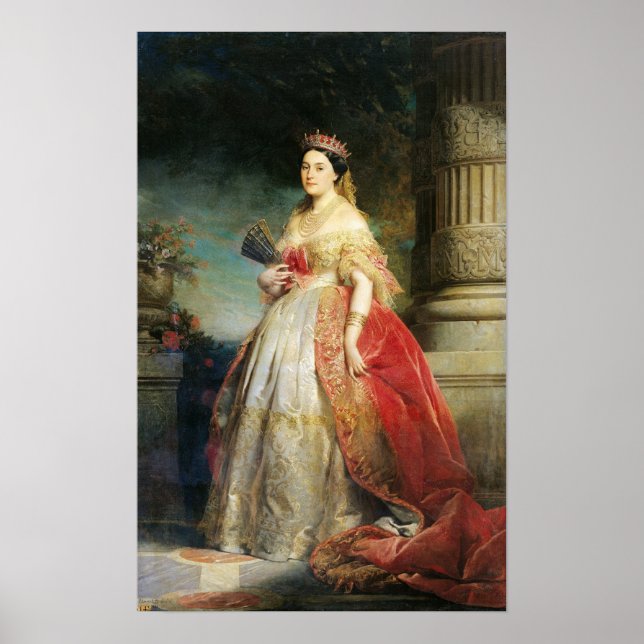 Mathilde Laetitia Wilhelmine Bonaparte 1861 Poster (Framsidan)