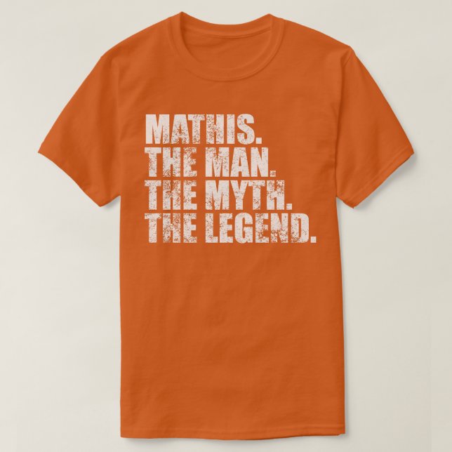Mathis Family namn Mathis efternamn Mathis S T Shirt (Design framsida)