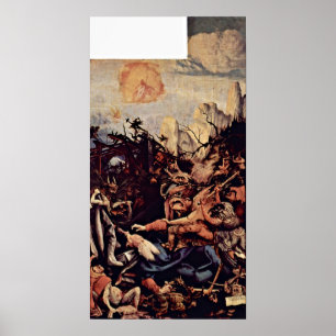 Mathis Gothart - frestelsen av St Anthony Poster