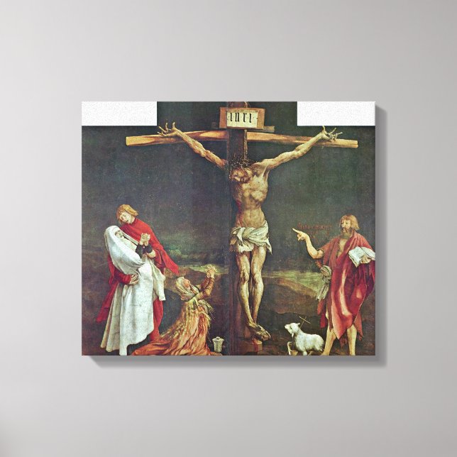 Mathis Grunewald Gothart - Crucifixion of Jesus Canvastryck (Framsida)