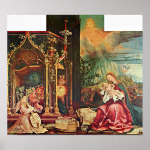 Mathis Grunewald Gothart - födelsen av Kristus Poster