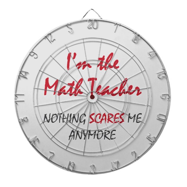 Mathlärare Darttavla (Framsidan)