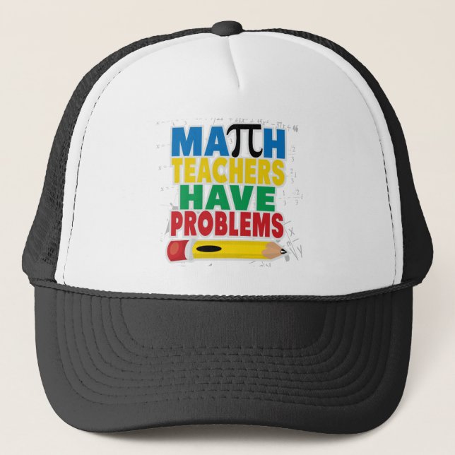 Mathlärare har problem truckerkeps (Framsida)