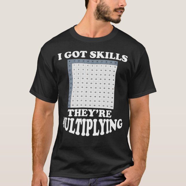 Mathlärare - I fick expertis som de multiplicerar T-shirt (Framsida)