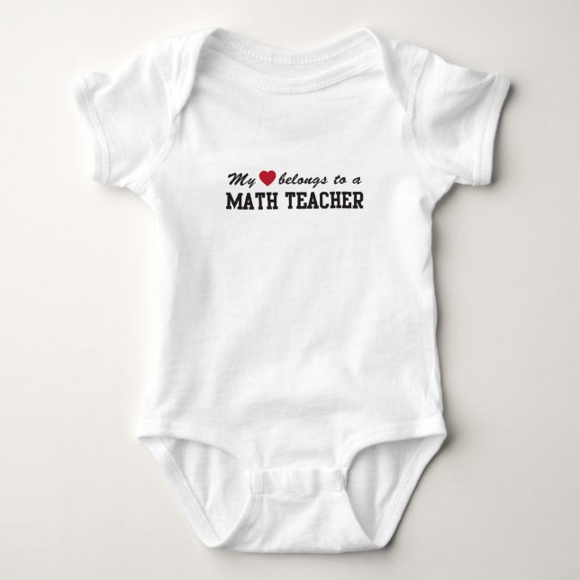 Mathlärarekärlek Tee Shirt (Framsida)