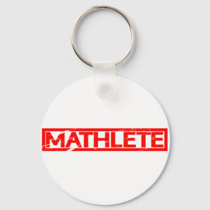 Mathlete Frimärke Nyckelring