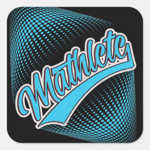 Mathlete Fyrkantigt Klistermärke