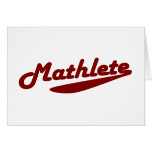 Mathlete Hälsningskort