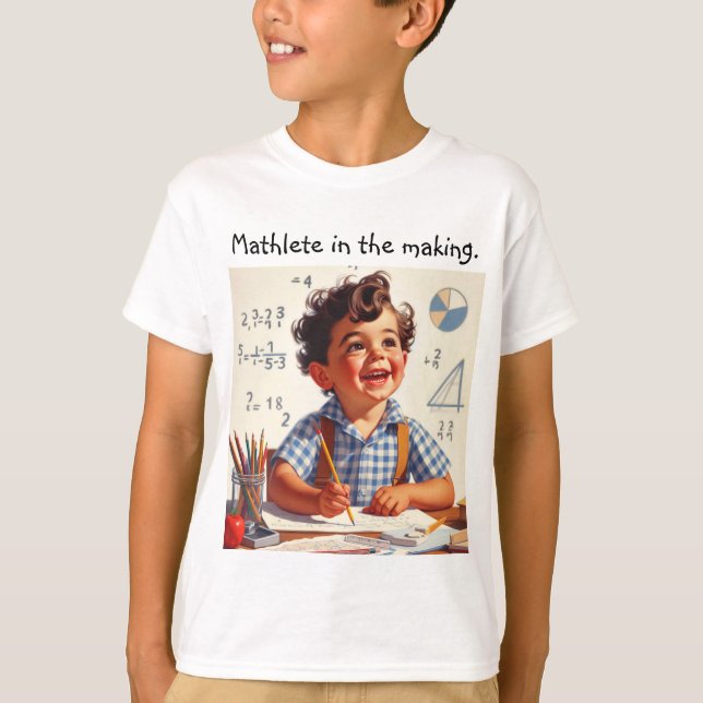 Mathlete in the Skapar. T Shirt (Framsida)