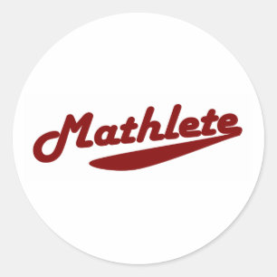 Mathlete Runt Klistermärke